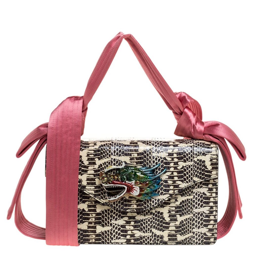 ISO (In Search Of) Gucci Pink Satin Naga Dragon Bag